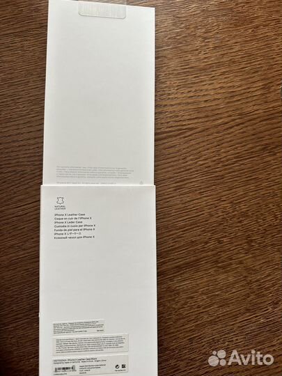 Чехол для iPhone x 10 кожанный