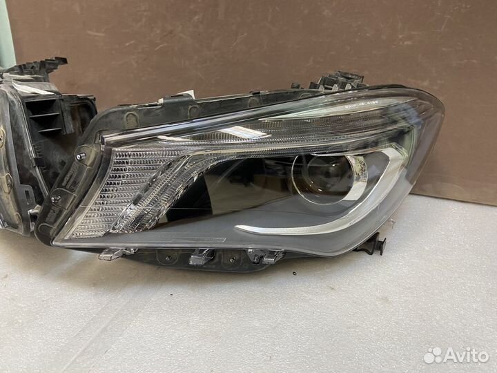Фары без блоков на Mercedes-benz w117 дорест