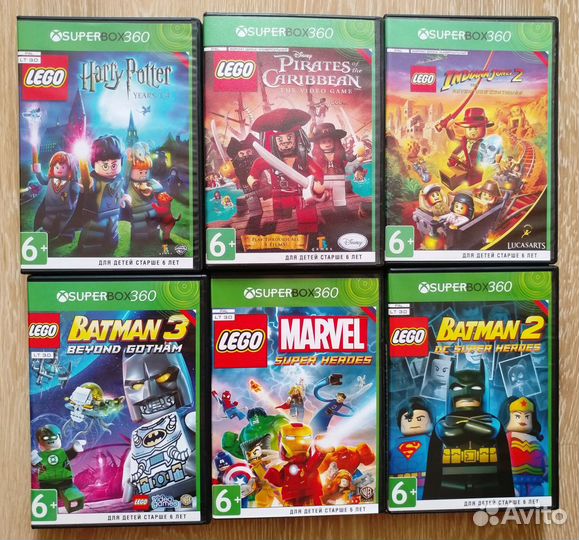 Игры серии Lego на Xbox 360 (коллекция)