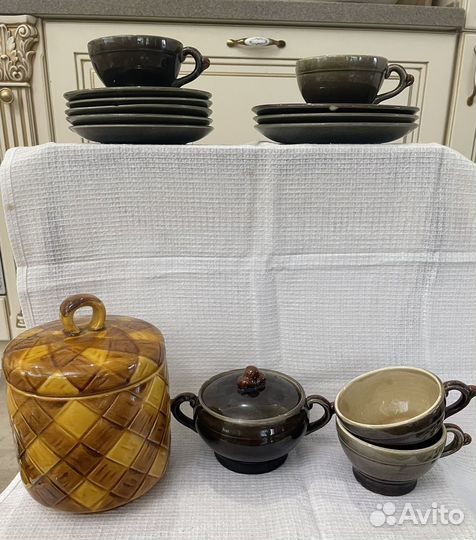 Посуда фаянс зик Конаково и другое