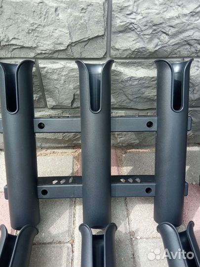 Держатель для спиннинга/удочки в лодке, тройной