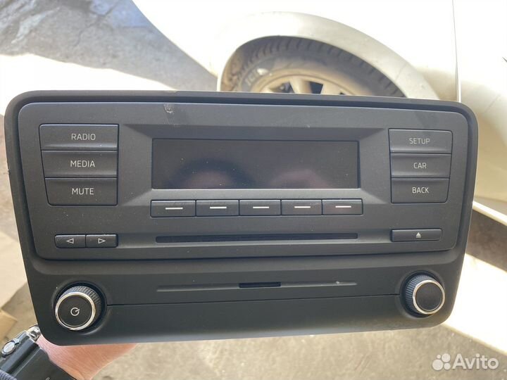 Магнитола skoda octavia а7
