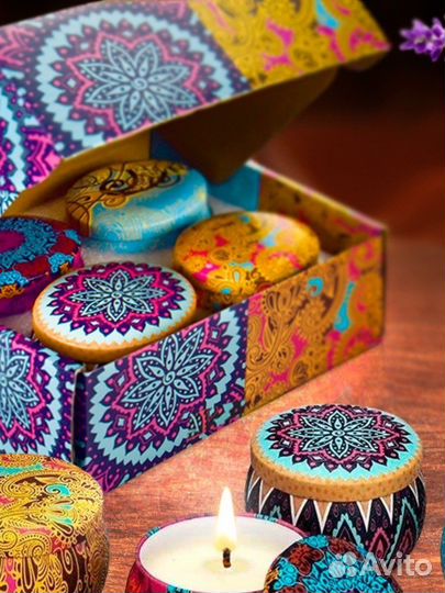 Интерьерные ароматические свечи