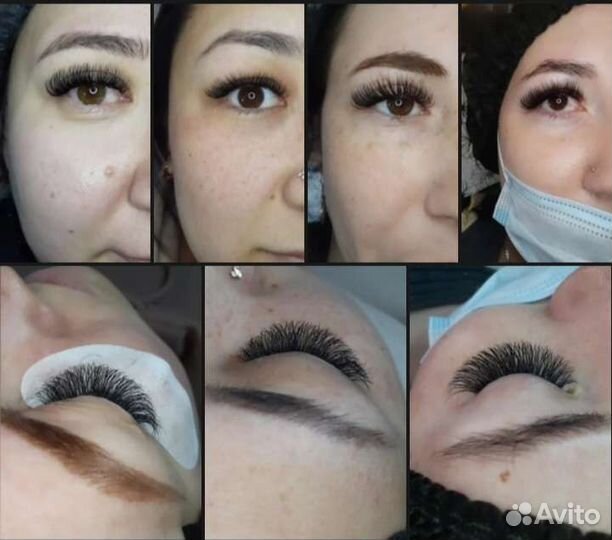 Наращивание ресниц на дому