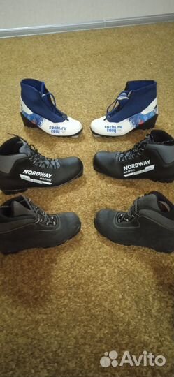 Лыжные ботинки fischer, rossignol, nordway