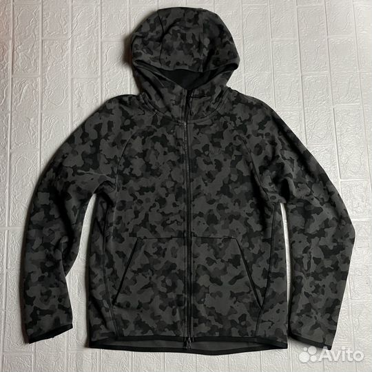 Зип худи Nike Tech Fleece S camo оригинал