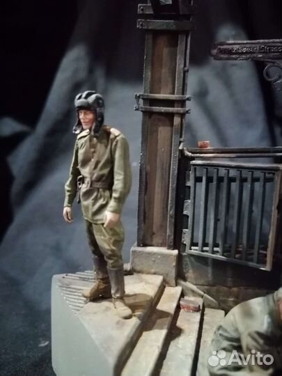 Сборная модель, диорама, 1/35 из смолы