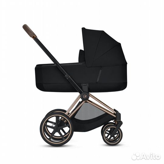 Коляска 2в1 Cybex priam 3 Black (черная)