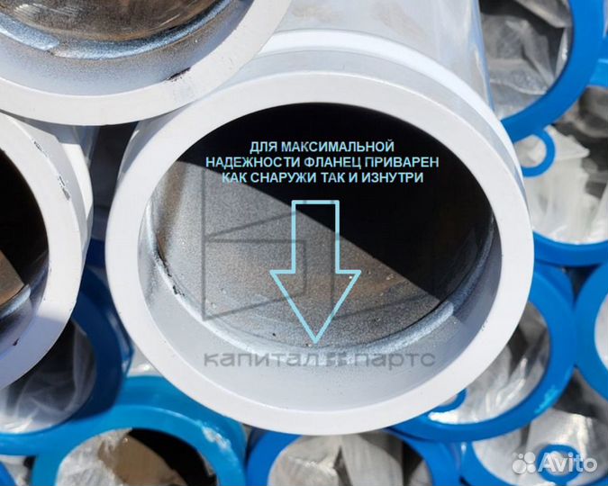 Труба бетоновода DN 125 (5,5') SK, L- 1000мм, стен