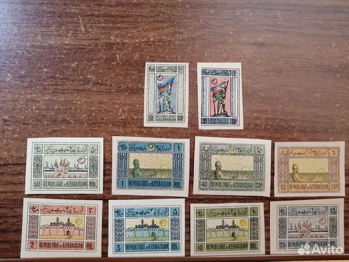 Почтовые марки Азербайджана