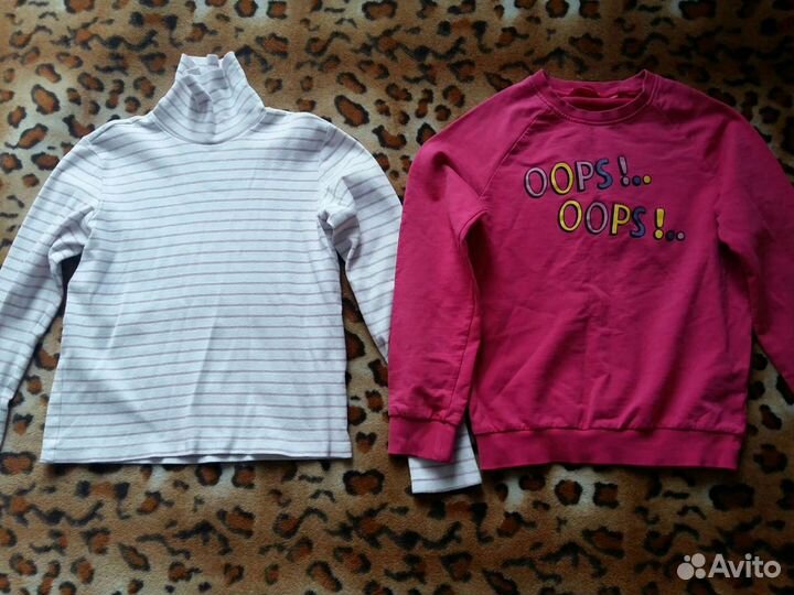 Вещи для девочки, водолазка, толстовка, туники