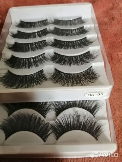 Накладные ресницы 3D норка