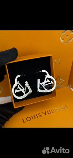 Серьги Louis vuitton в люксе