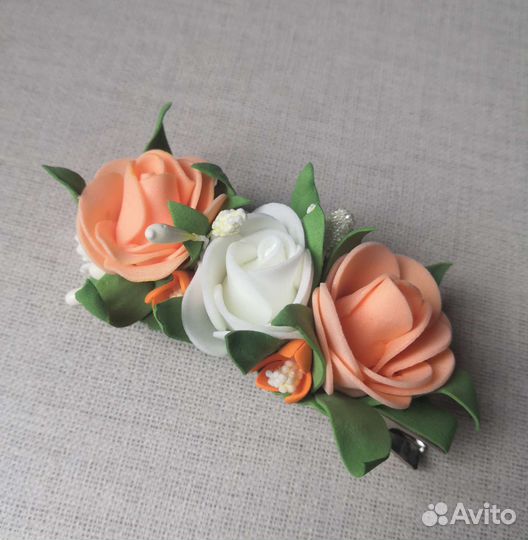 Заколка для волос. Подарок. Аксессуар для волос