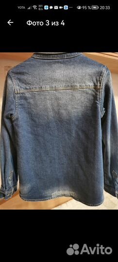 Джинсовая рубашка