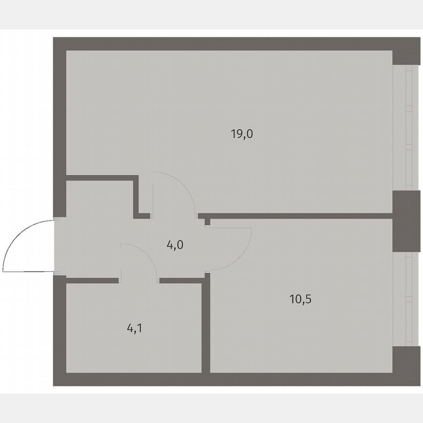 1-к. квартира, 37,7 м², 3/11 эт.