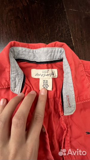 Рубашка hm для мальчика