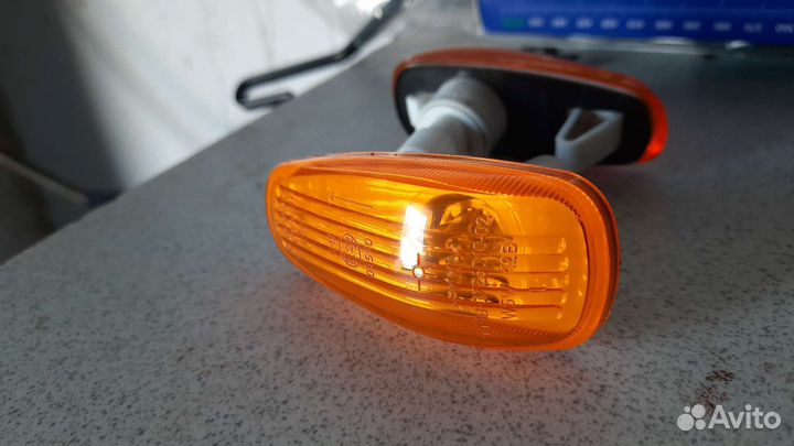 Повторитель поворота, подсветка номера на Гранту