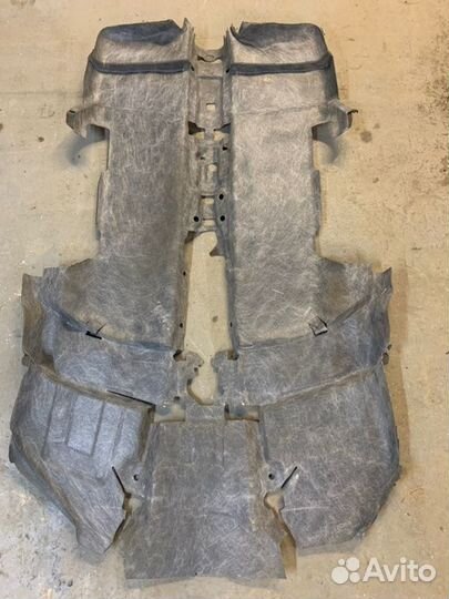 Шумоизоляция пола Porshe Panamera 970 рест cwaa