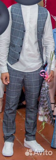 Костюм классический мужской в клетку