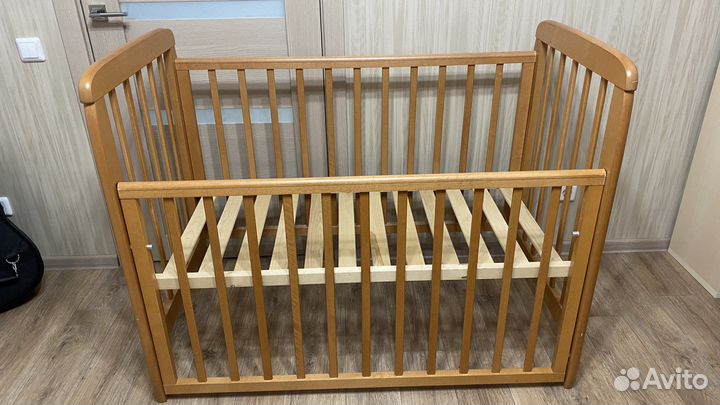 Детская кровать с матрасом (кокос)