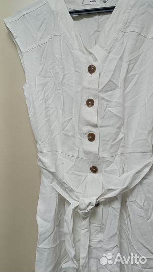 Белый комбинезон mango 42 s