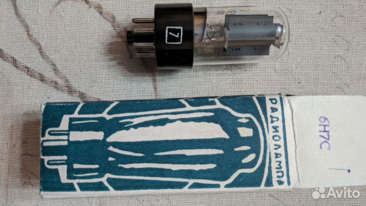 Радиолампы 6н8с и 6н7с