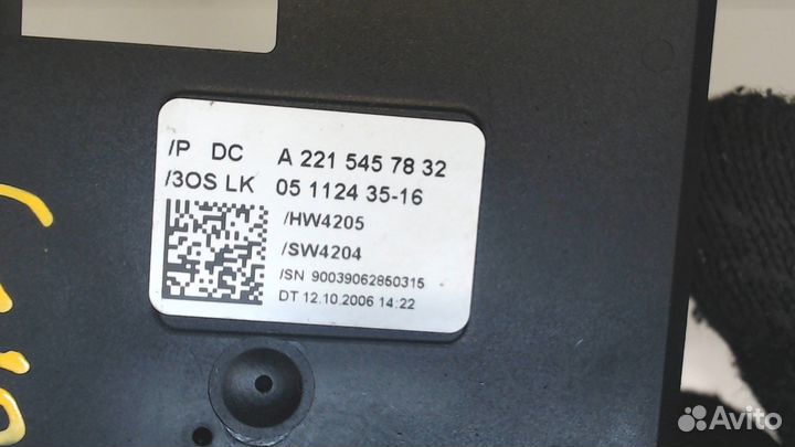 Датчик угла поворота Mercedes S W221, 2007