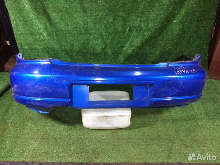 Бампер задний wagon Subaru Impreza GG3 Синий вмяти