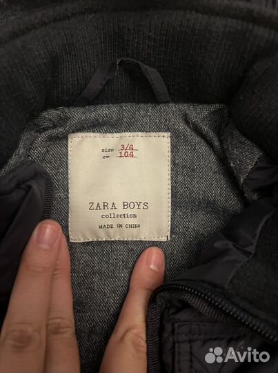 Куртка на мальчика zara