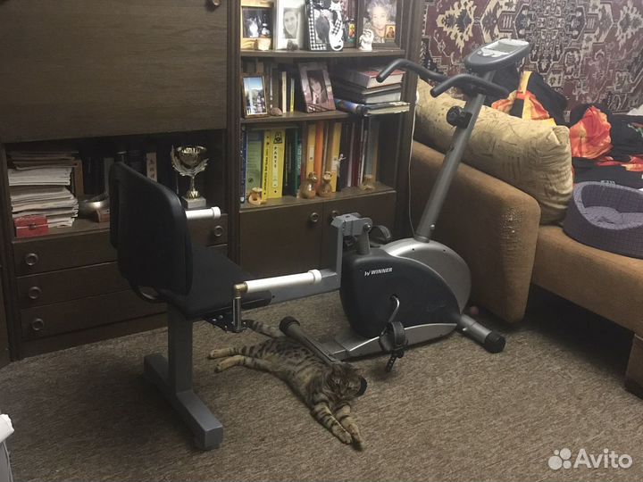 Велотренажер для полных до 150 кг горизонтальный