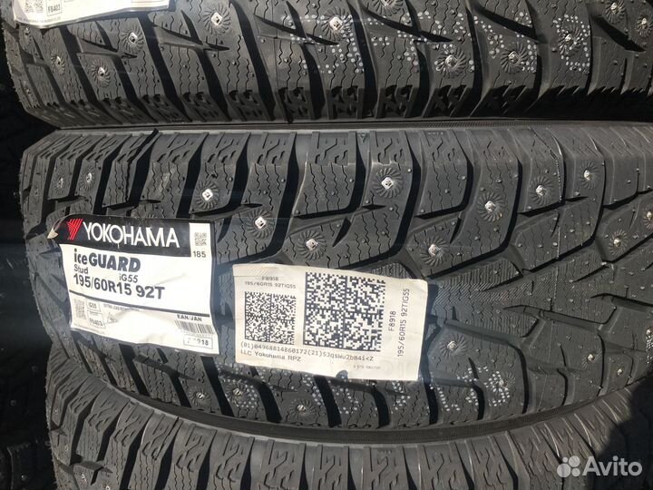 Yokohama Ice Guard Stud IG55 195/60 R15 92T