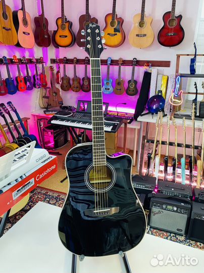 Электроакустическая гитара Flight Новая