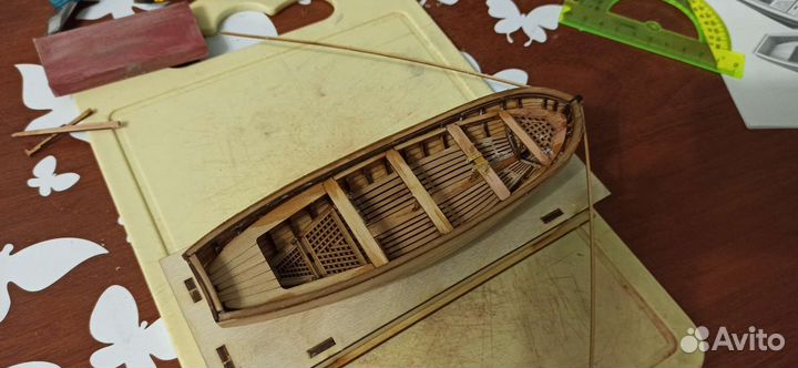 Парусно гребной ял 6 модель