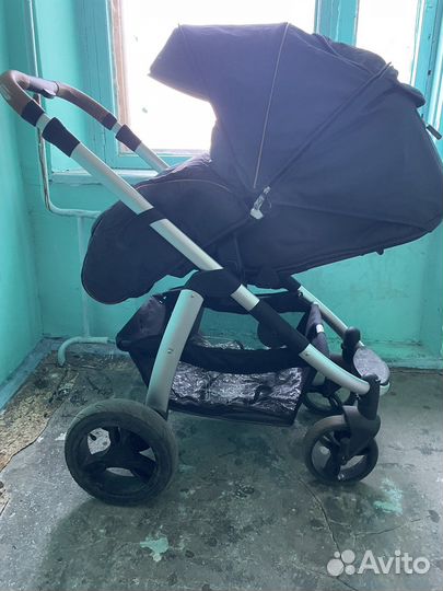 Коляска 2 в 1 hoco Jana Navy Fishbone