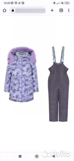 Зимний комплект для девочки 110