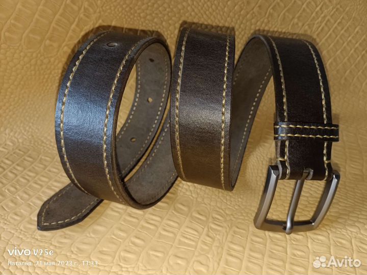 Ремень кожаный