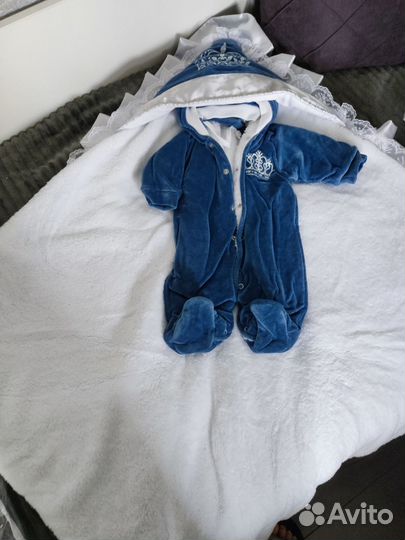 Конверт на выписку для мальчика весна осень, зима