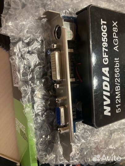 Видеокарта geforce 7950gt agp 512mb