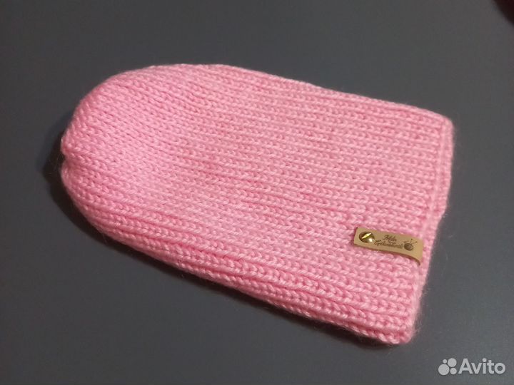 Новый комплект шапка снуд и варежки меринос