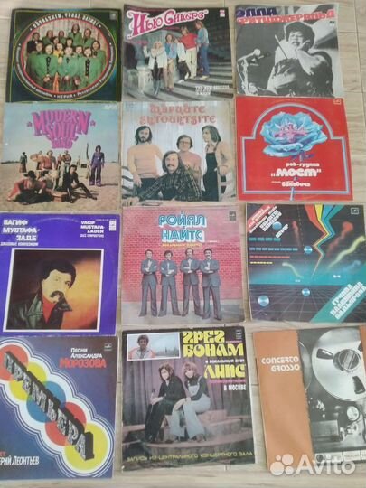 Виниловые пластинки СССР