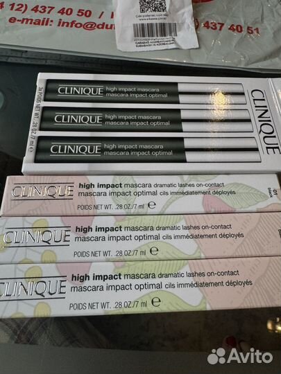 Тушь для ресниц clinique high impact черная