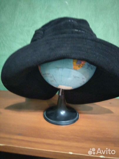 Шляпка новая из натуральной замши с мягкими полями