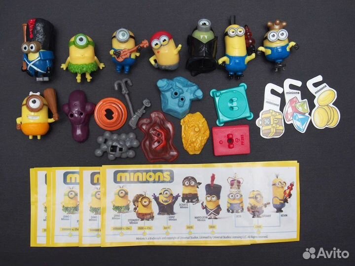 Киндер сюрприз Шрек, Миньоны, Бархатные птенчики