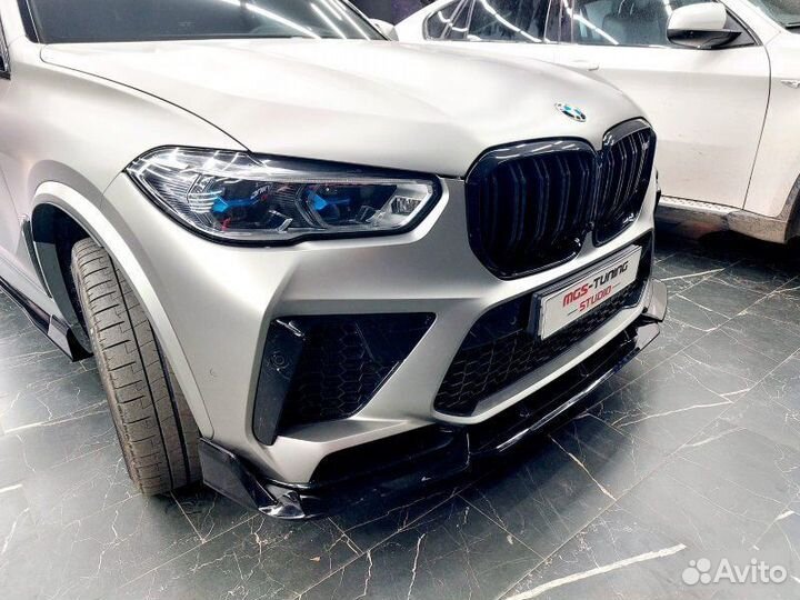 Комплект дооснащения для BMW X5M F95 черный обвес