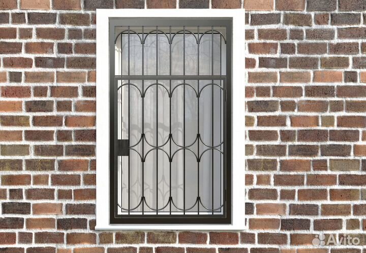 Решетки на окна открывающиеся N 762