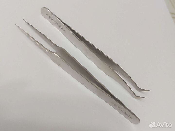 Пинцет для наращивания ресниц enigma