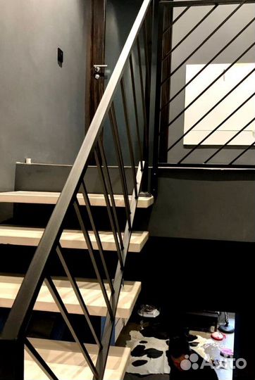 Лестница в стиле лофт