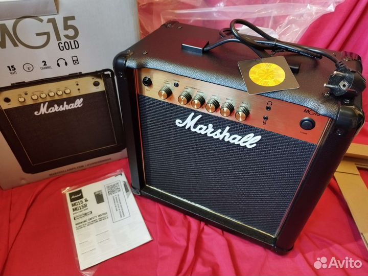 Комбоусилитель marshall MG15g Gold новый