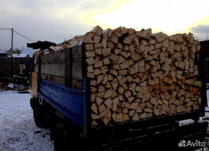 Дрова с доставкой бортовой машиной от 5м3
